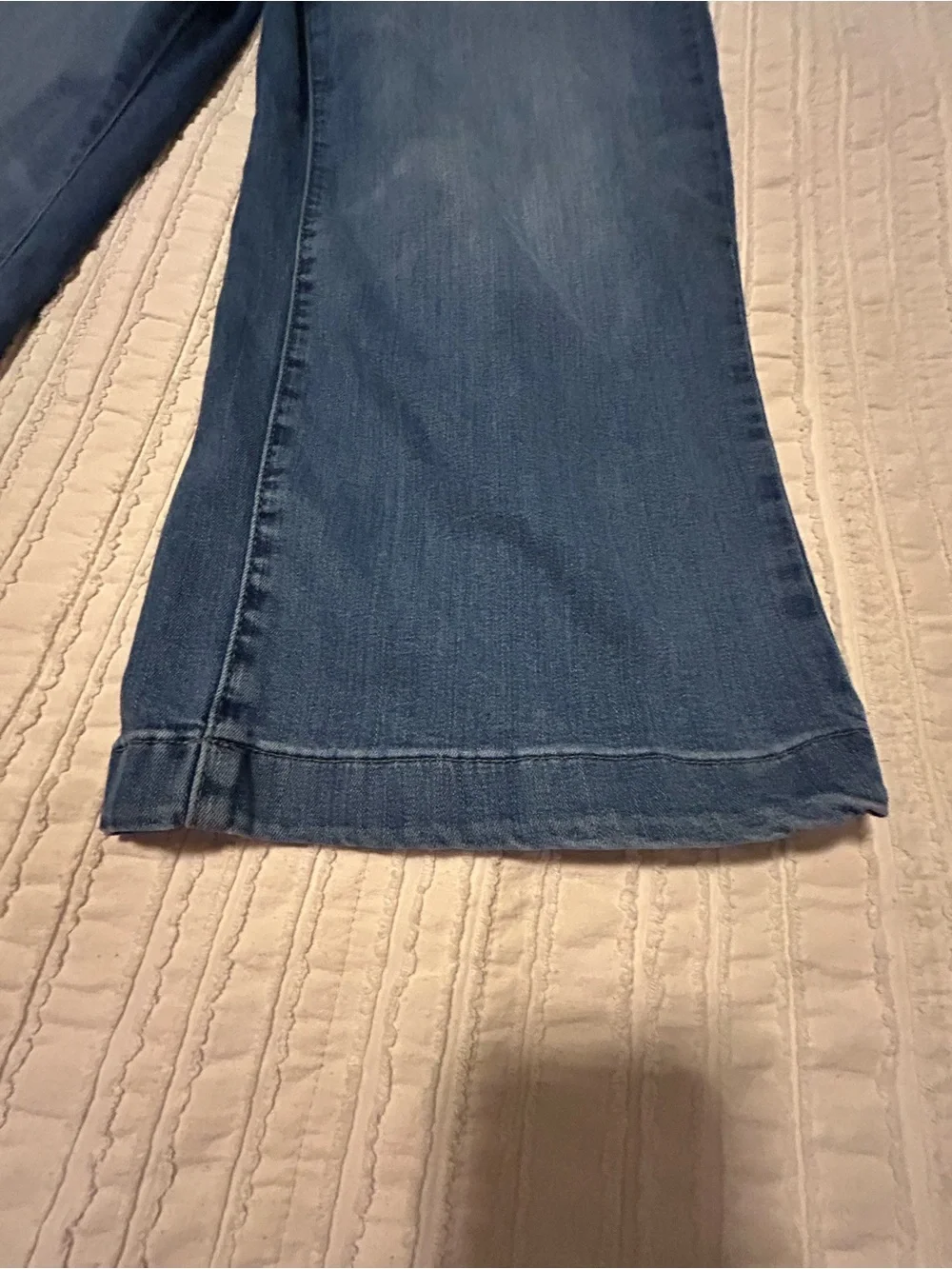 NYDJ Teresa Wide Leg Ankle Jeans Women’s 16 Lift Tuck Medium Wash Stretch